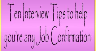 Ten Interview Tips chakrishop