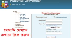 degree 3rd year result
