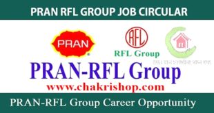 Pran-RFL group job circular CHAKRISHOP