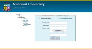 NU Hon's 3rd year Result